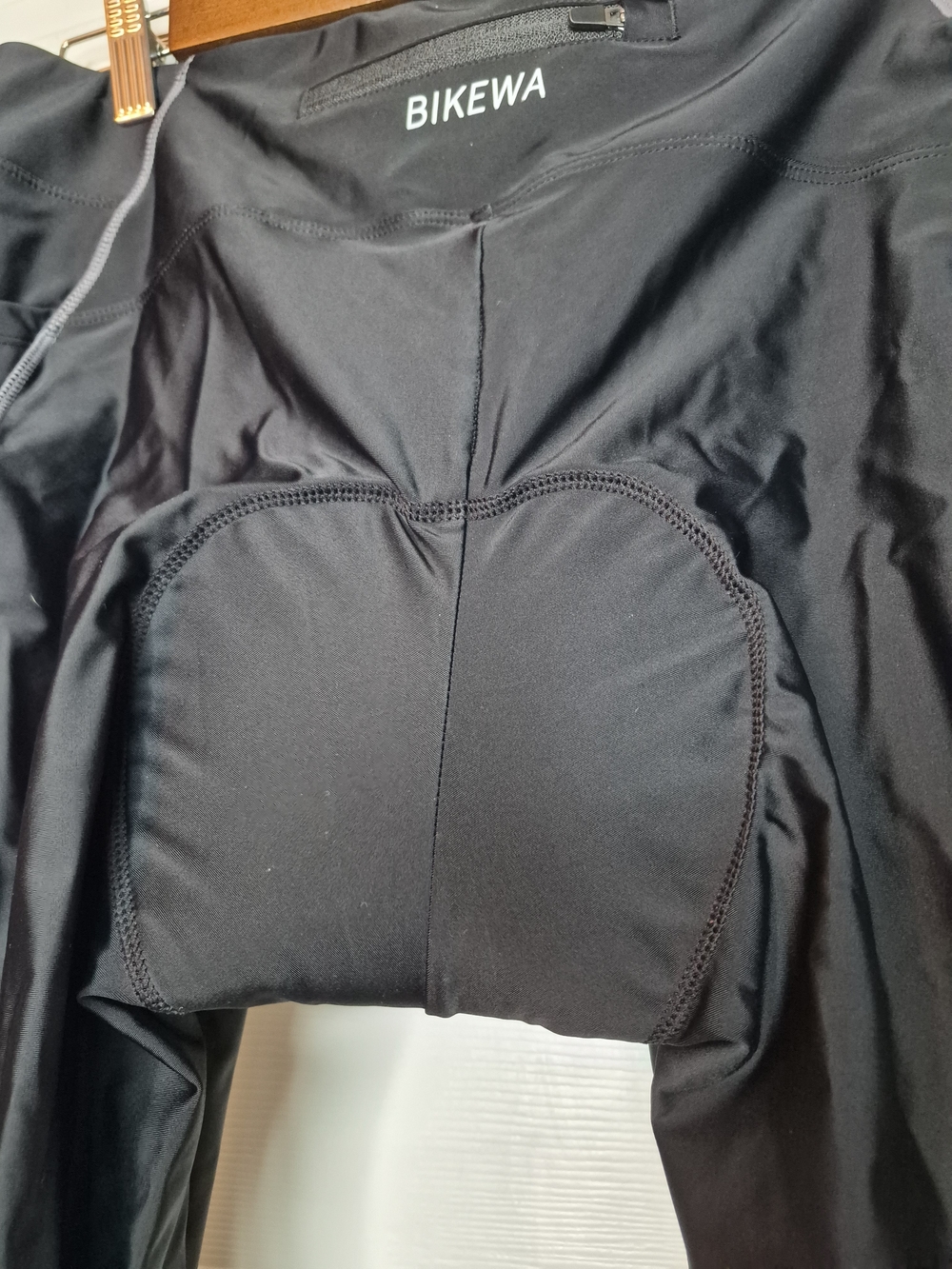 Bikewa Black Athletic Cycling Capri Pants Xl 4D Padded - Picture 7 of 14